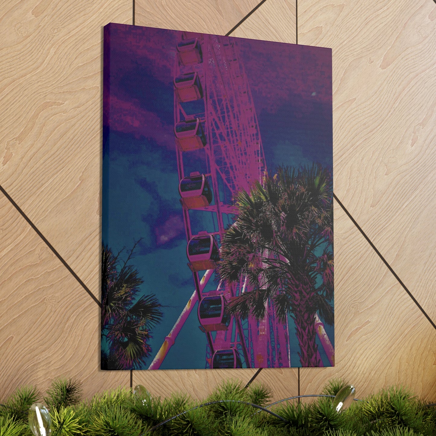 Ferris Wheel Canvas Gallery Wrap