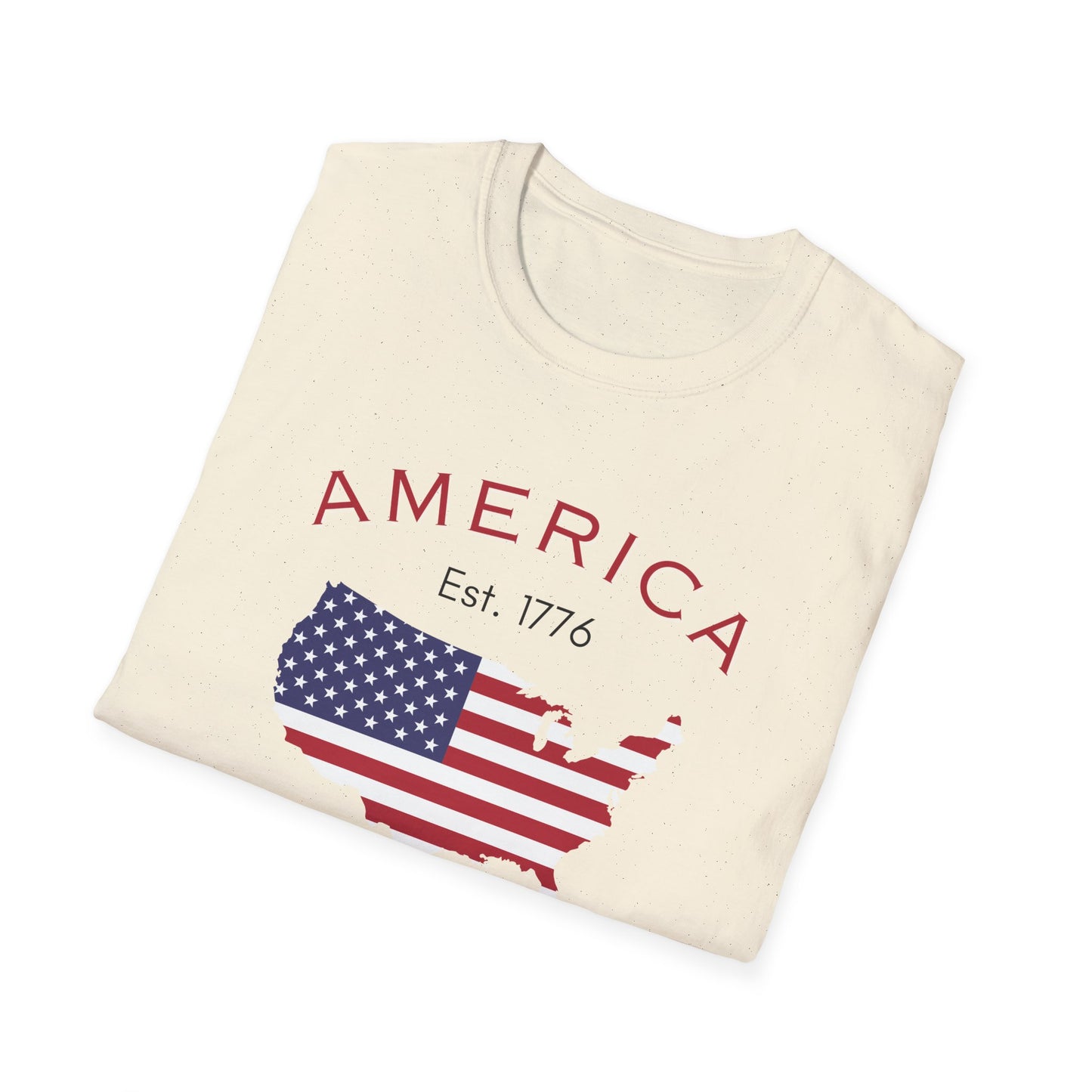 USA Unisex Softstyle T-Shirt | Comfortable Simple Design