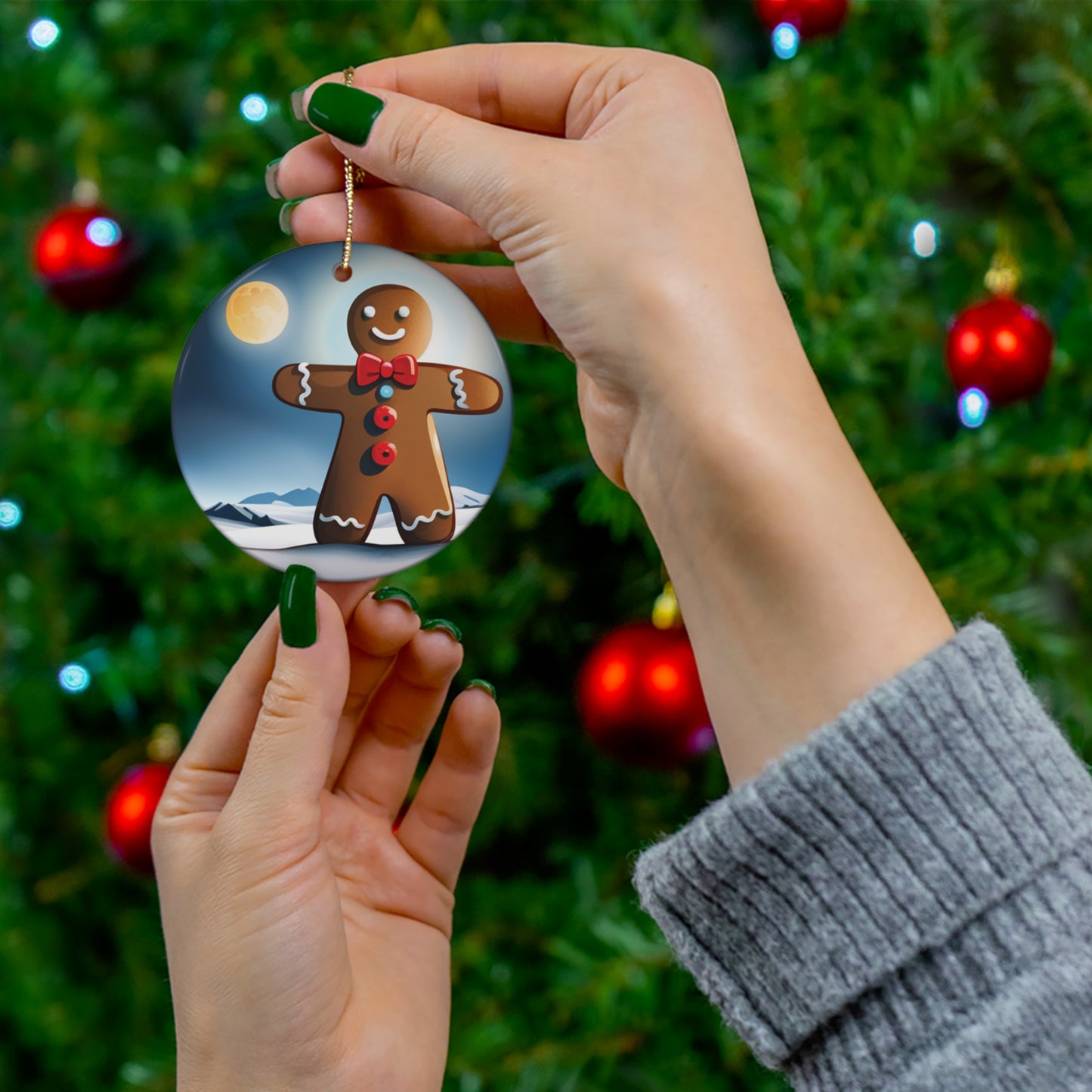 Gingerbread Man Christmas Ornament - Sweeten Your Tree with Holiday Delight