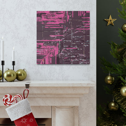 Pink Abstract Canvas Gallery Wrap