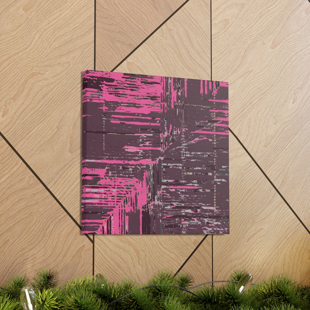 Pink Abstract Canvas Gallery Wrap