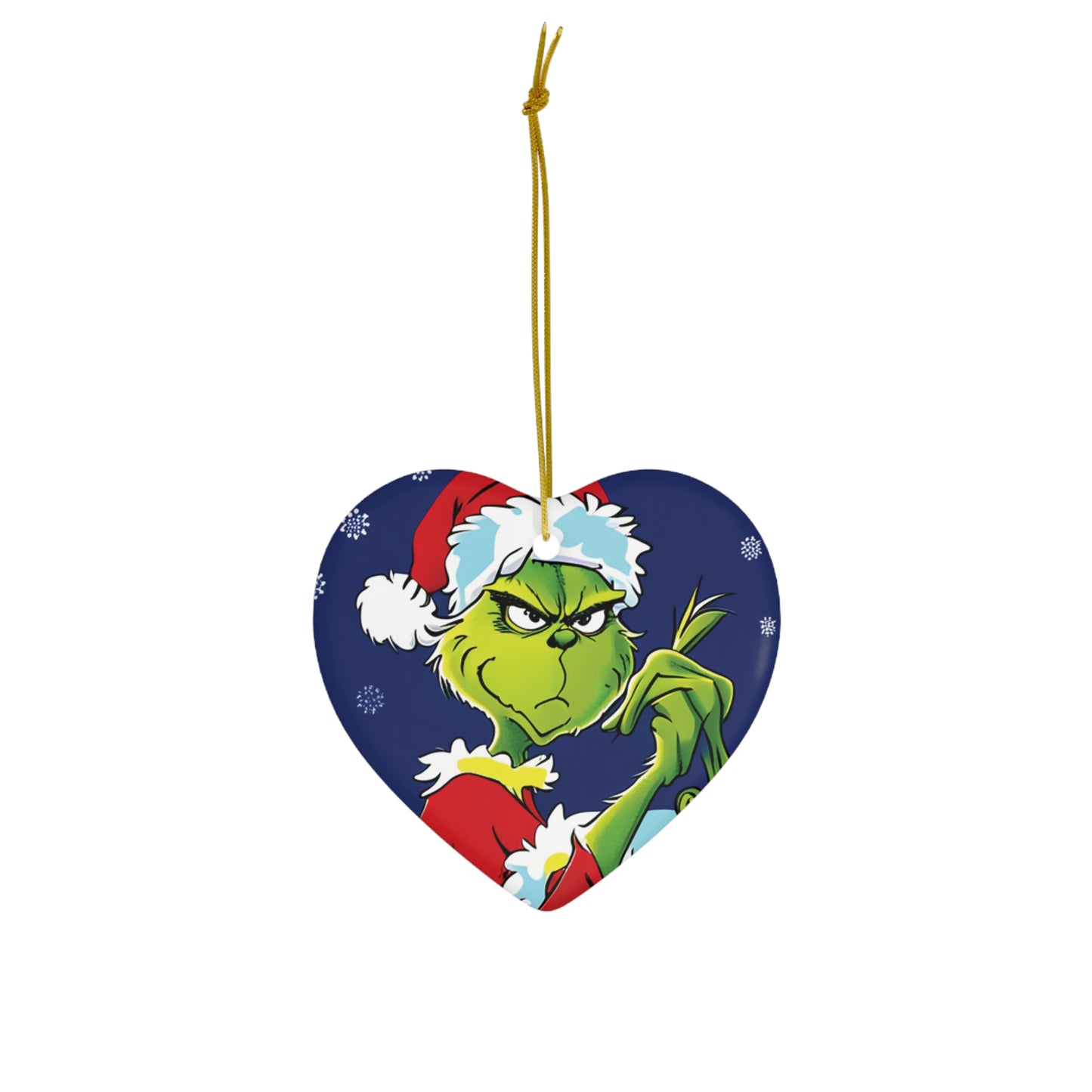 Salty Grinch Christmas Ornament - A Playful Holiday Tradition