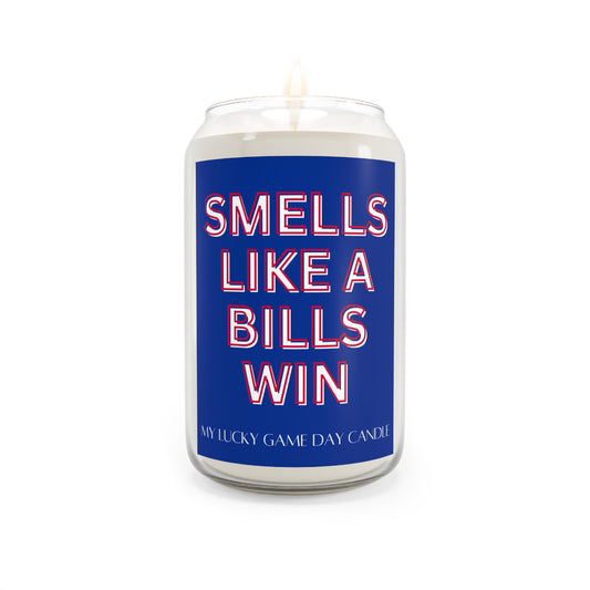 Smells Like a Bills Win Scented Candle - Game Day Bliss Fragrance