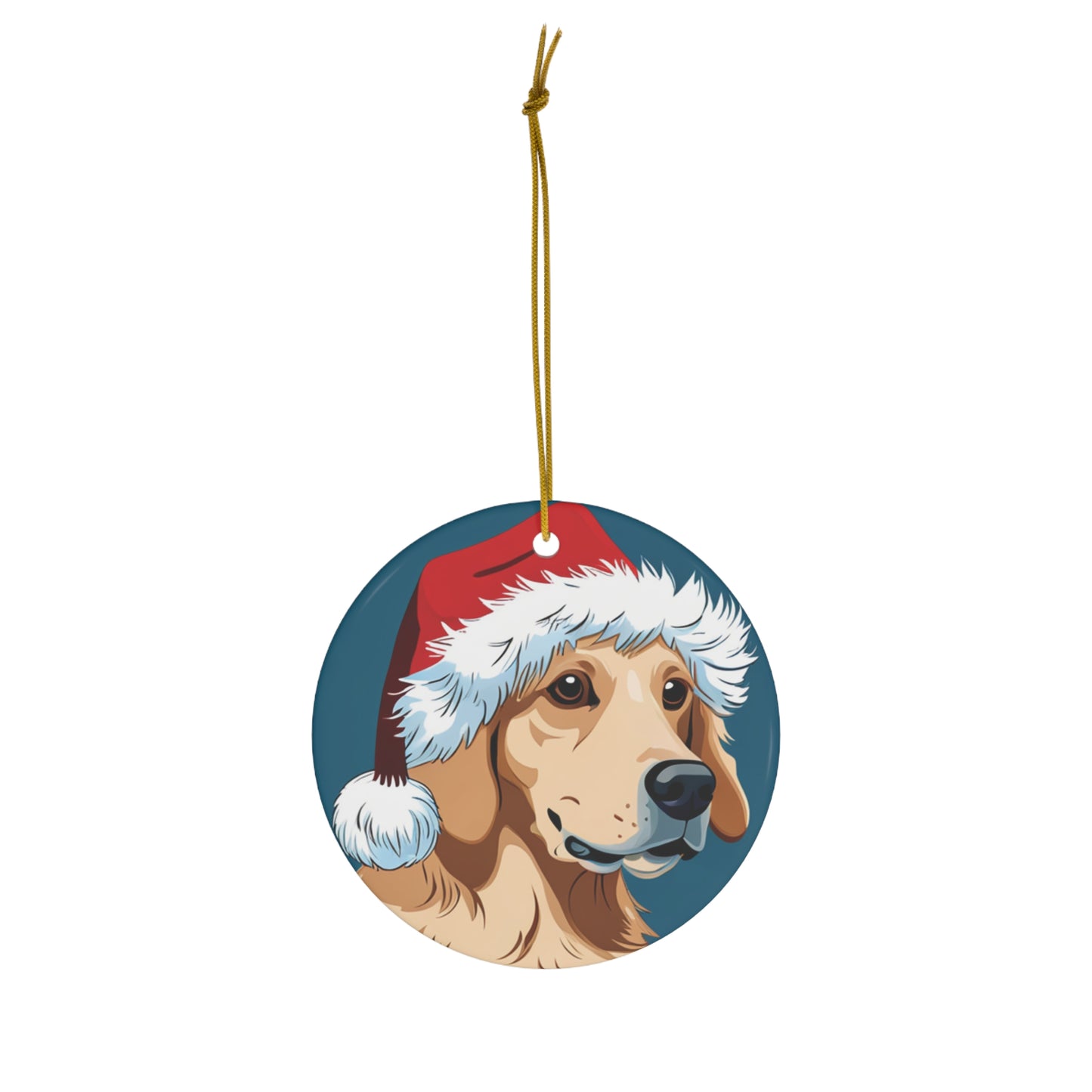 Golden Retriever Christmas Ornament - Celebrate the Joy of Man's Best Friend - Charming Holiday Decor