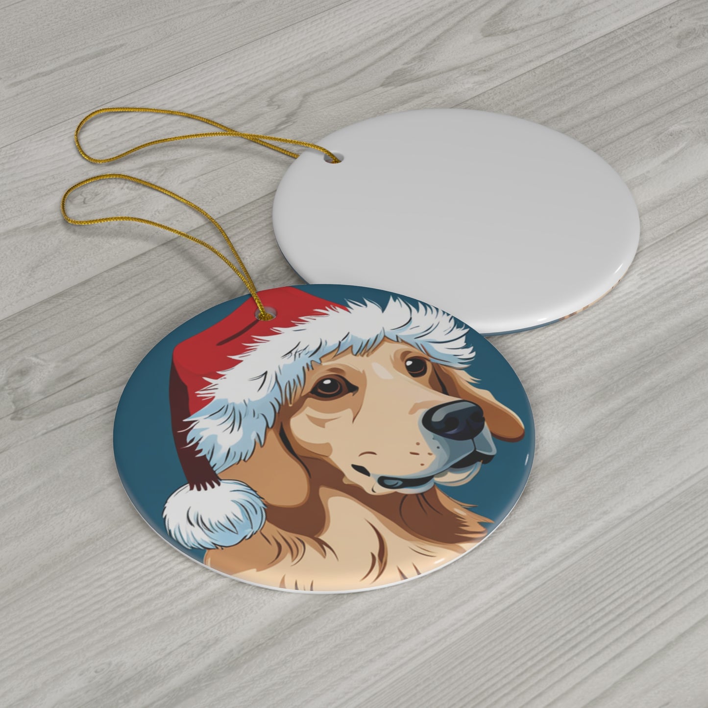 Golden Retriever Christmas Ornament - Celebrate the Joy of Man's Best Friend - Charming Holiday Decor