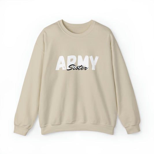 Army Sister Crewneck Sweatshirt