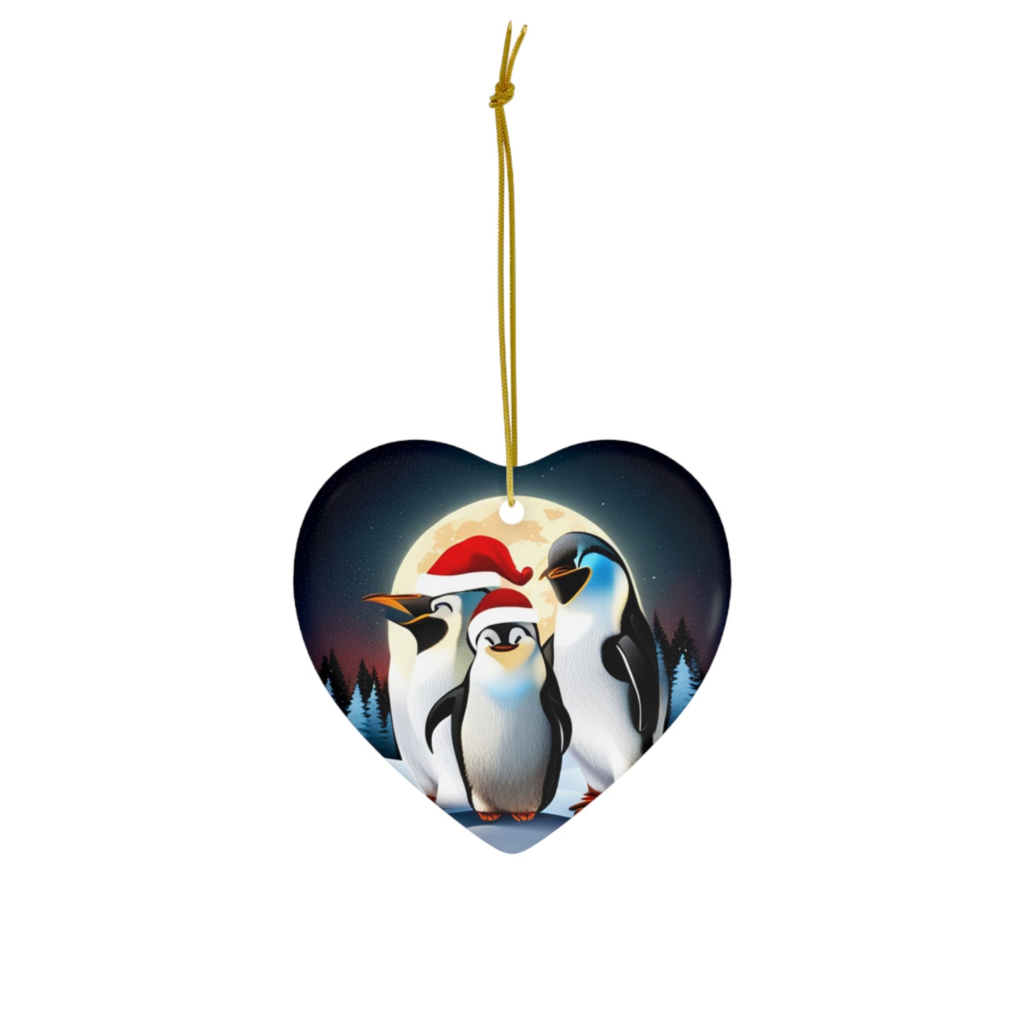 Penguin Christmas Tree Ornament - Charming Holiday Decor