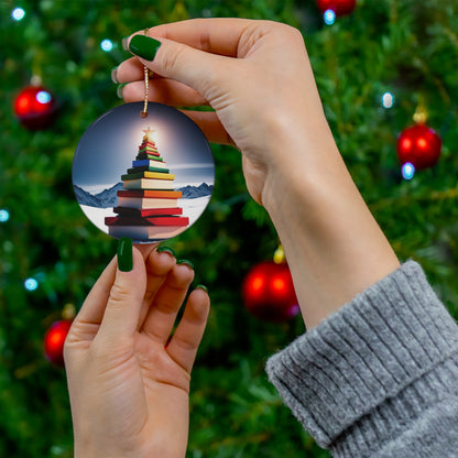 Book Lovers' Christmas Tree Ornament - Celebrate Your Love for Literature