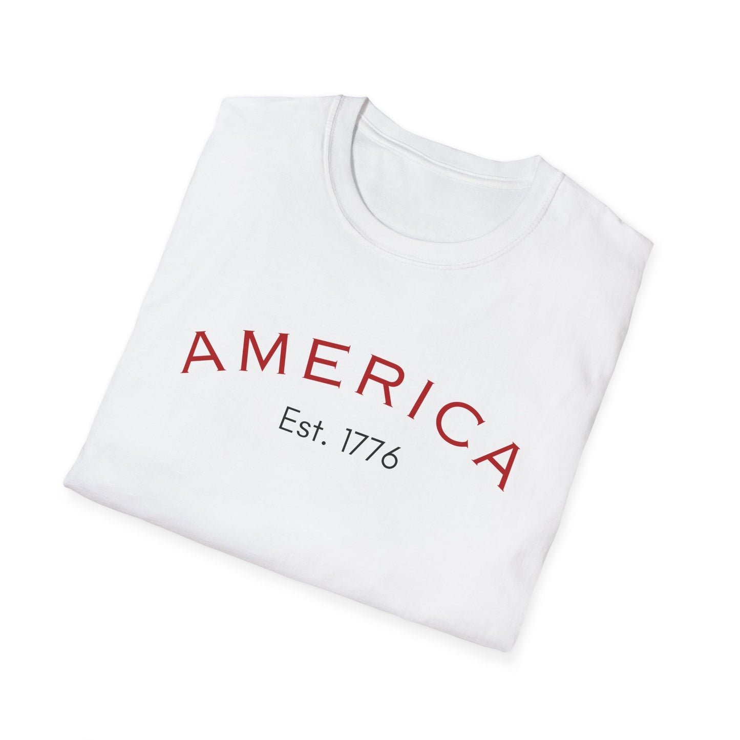 Simple America Unisex Softstyle Tee | Simple Design for Everyday Comfort