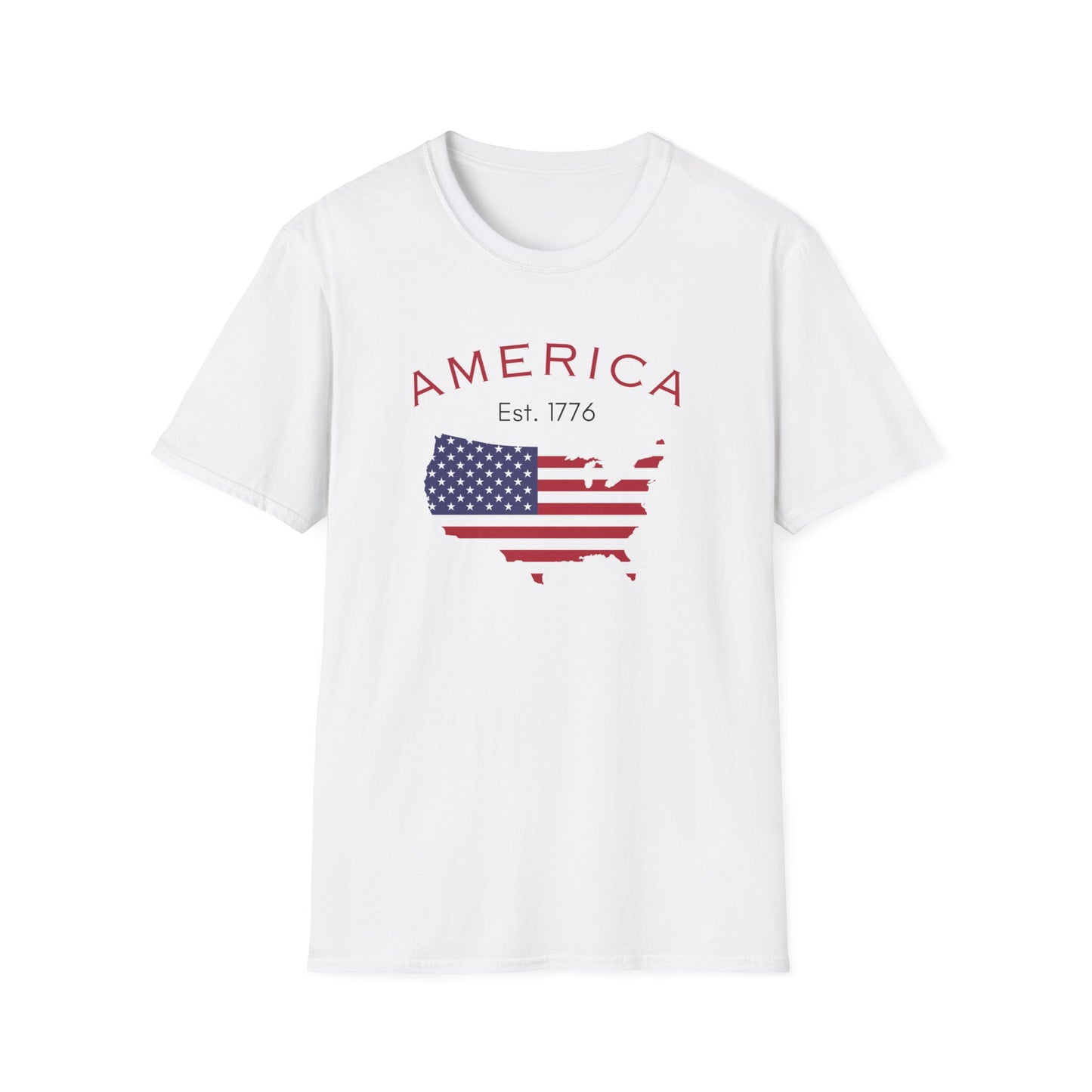 USA Unisex Softstyle T-Shirt | Comfortable Simple Design