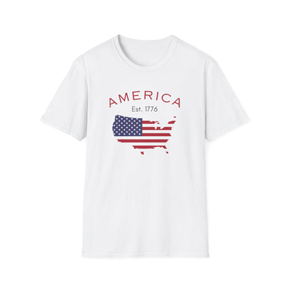 USA Unisex Softstyle T-Shirt | Comfortable Simple Design