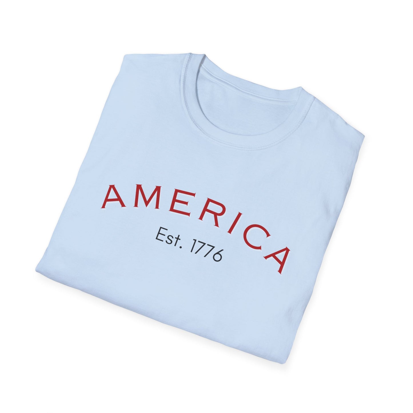 Simple America Unisex Softstyle Tee | Simple Design for Everyday Comfort