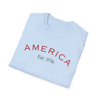 Simple America Unisex Softstyle Tee | Simple Design for Everyday Comfort