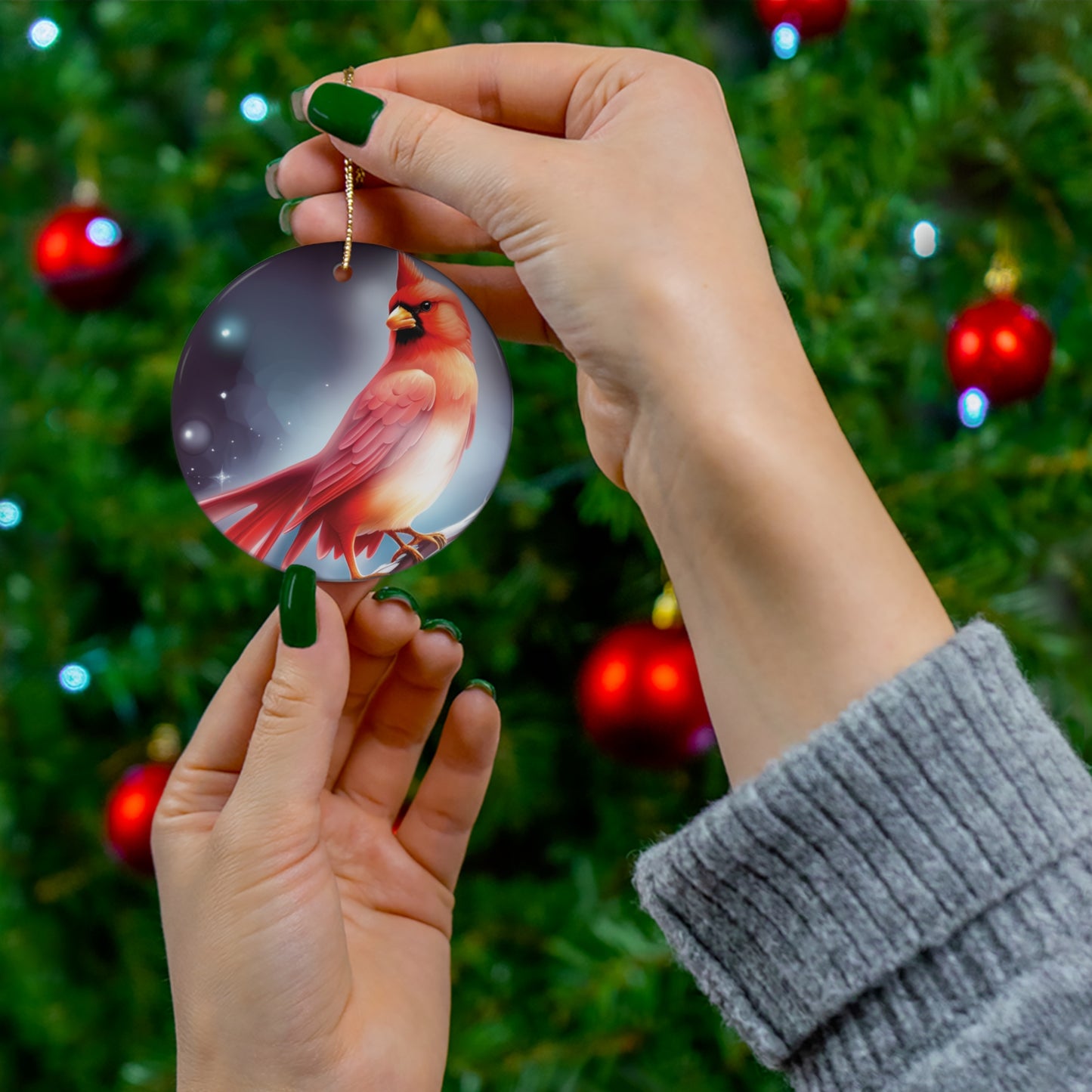 Cardinal Bird Christmas Tree Ornament - Add Nature to Your Holiday Display