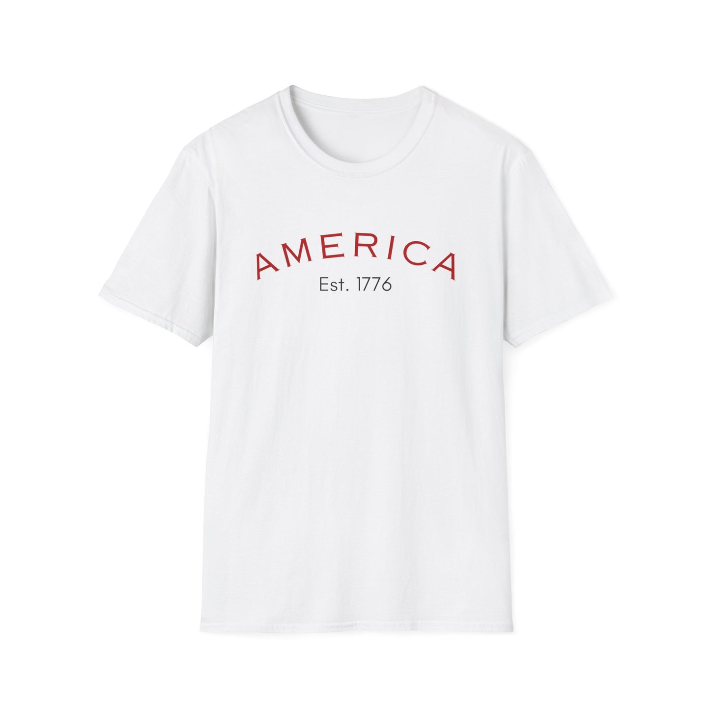 Simple America Unisex Softstyle Tee | Simple Design for Everyday Comfort