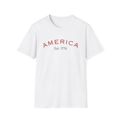 Simple America Unisex Softstyle Tee | Simple Design for Everyday Comfort