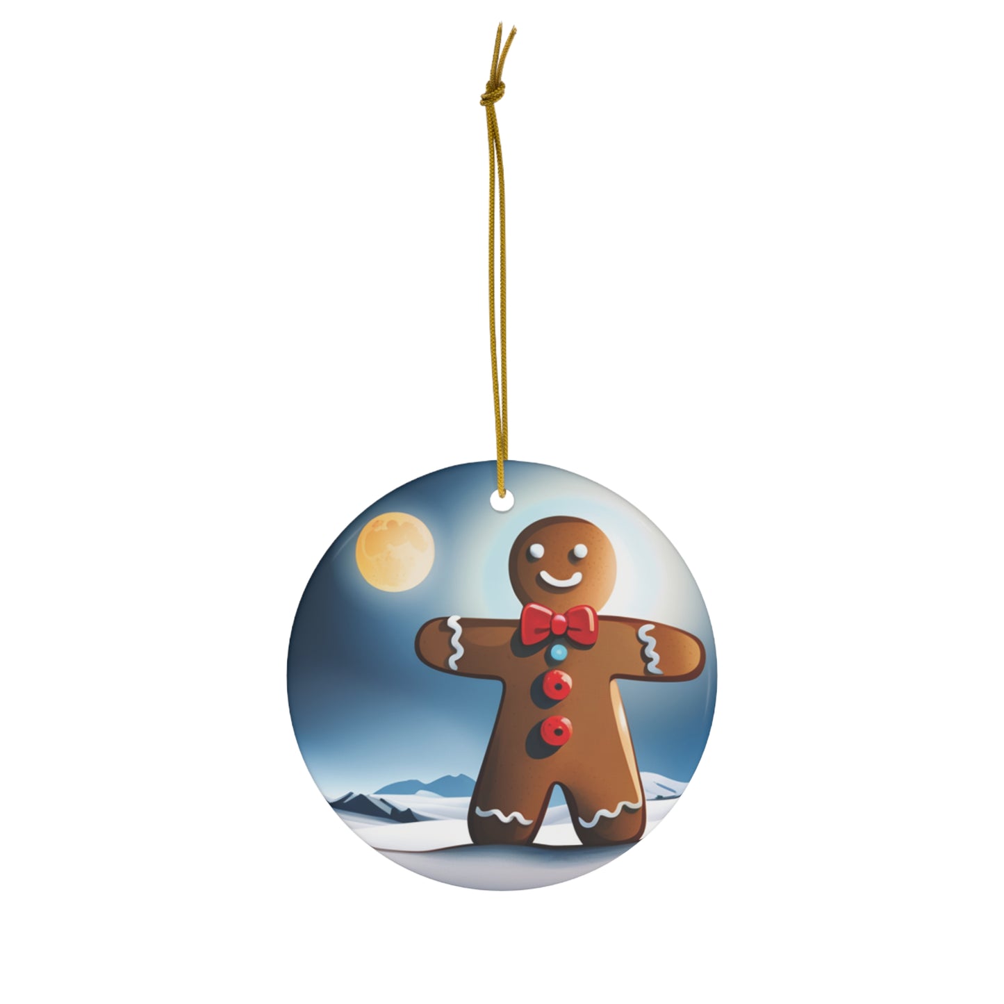 Gingerbread Man Christmas Ornament - Sweeten Your Tree with Holiday Delight