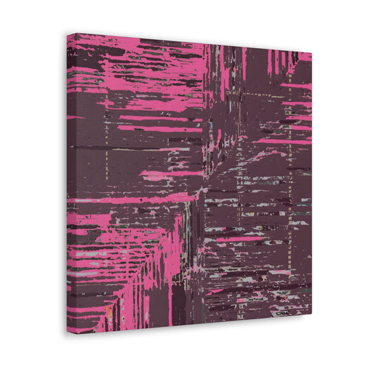Pink Abstract Canvas Gallery Wrap