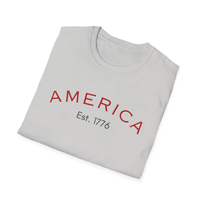 Simple America Unisex Softstyle Tee | Simple Design for Everyday Comfort