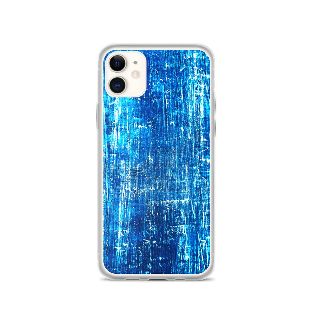 Blue Abstract iPhone Case