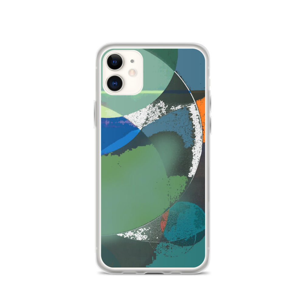 Green Abstract iPhone Case