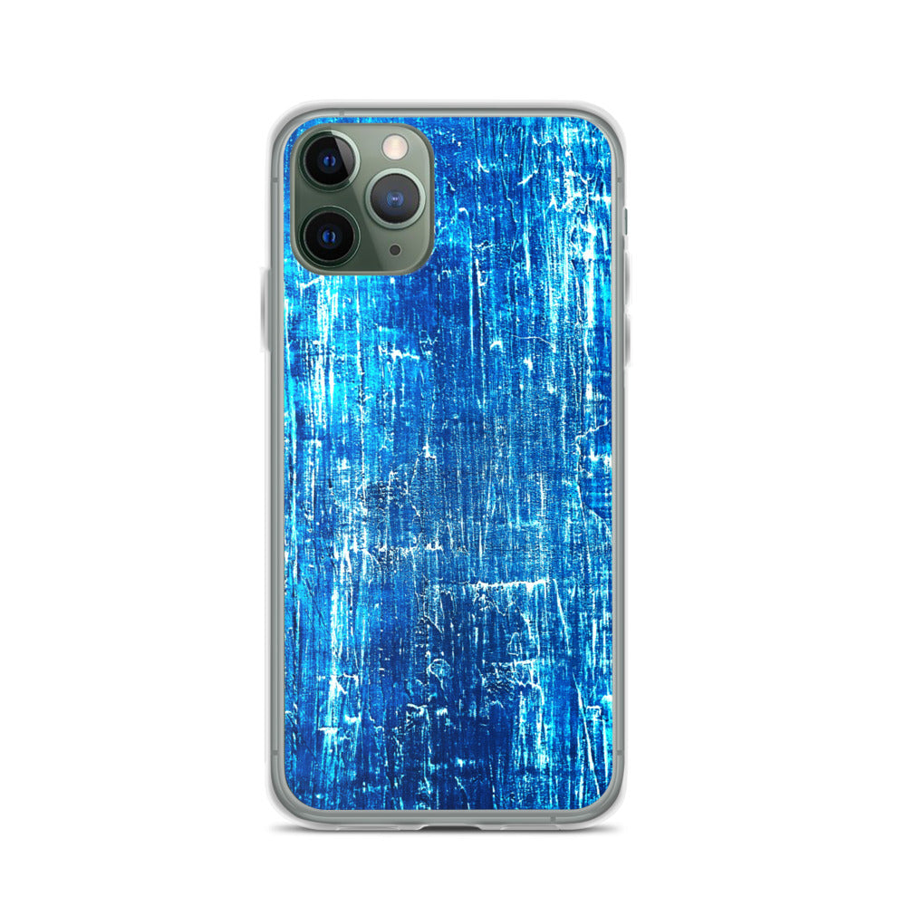 Blue Abstract iPhone Case