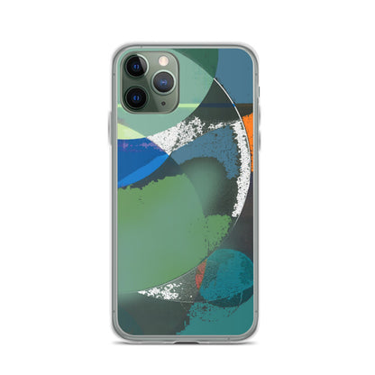 Green Abstract iPhone Case