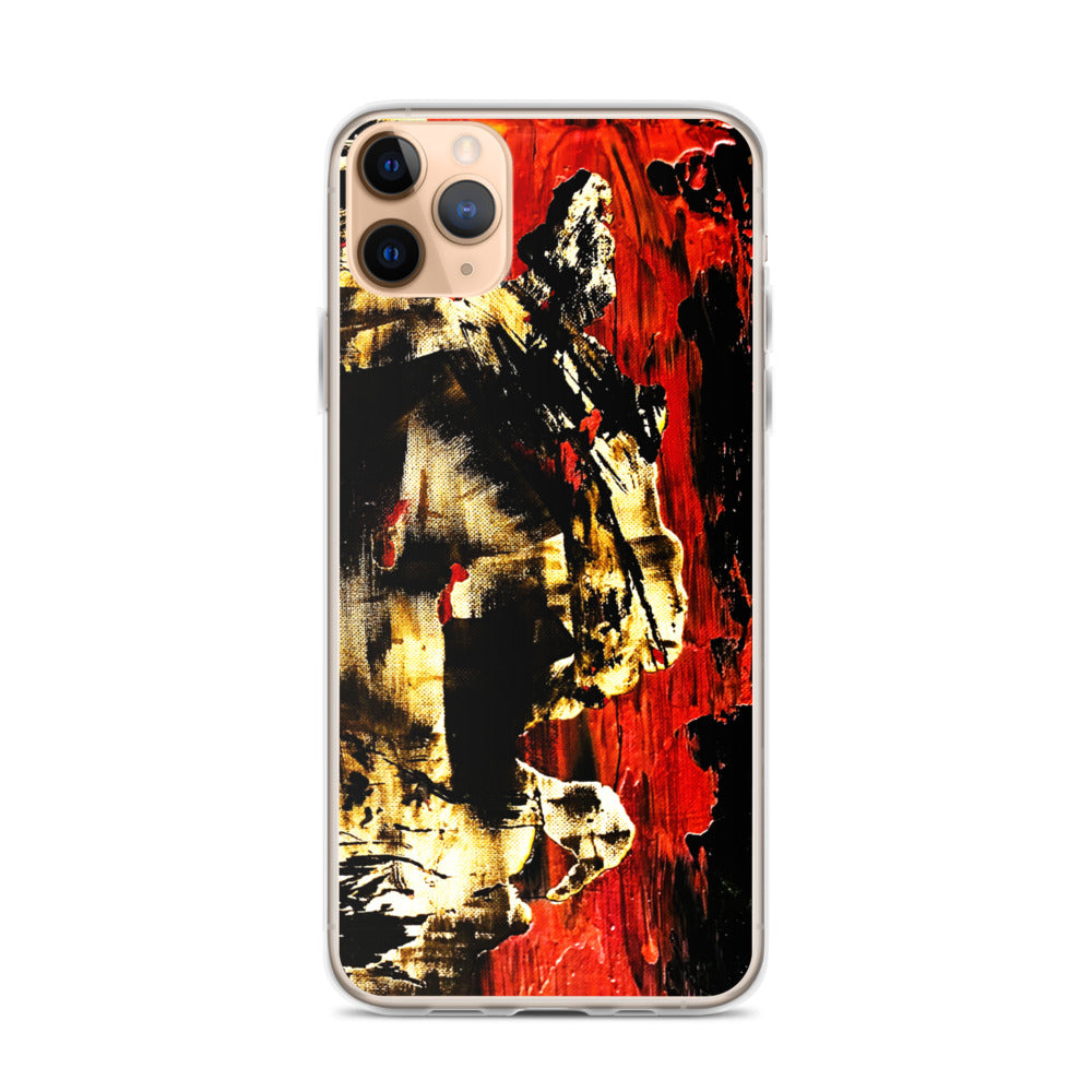 Red Abstract iPhone Case