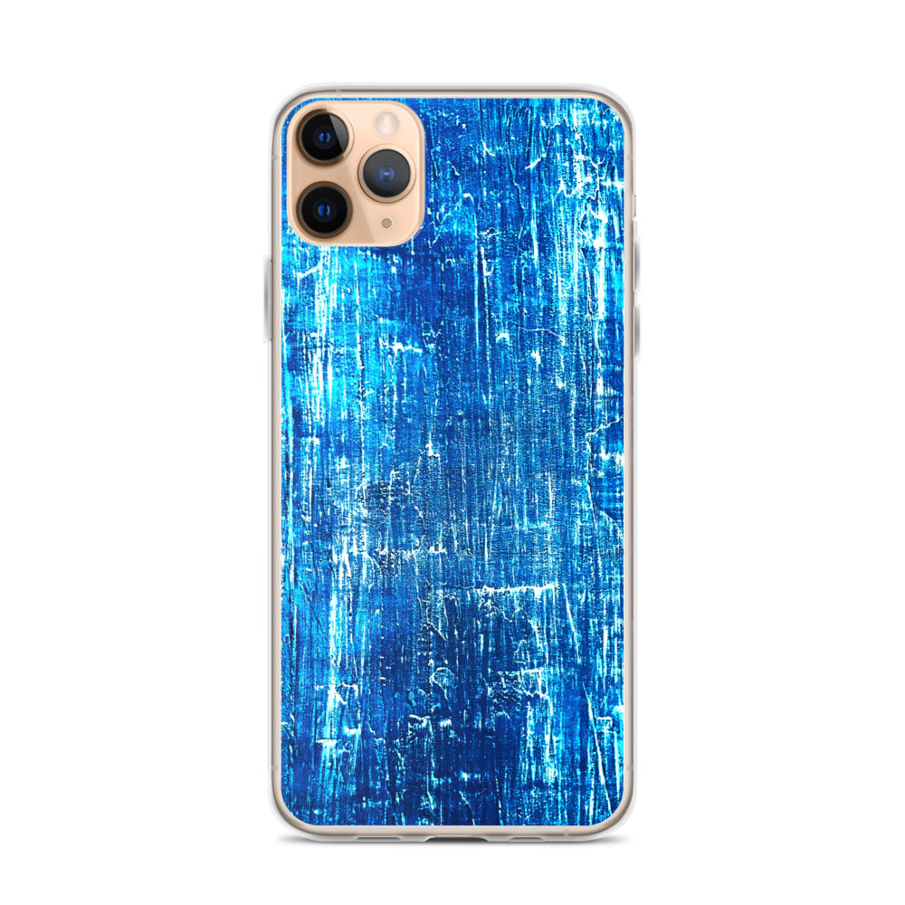 Blue Abstract iPhone Case