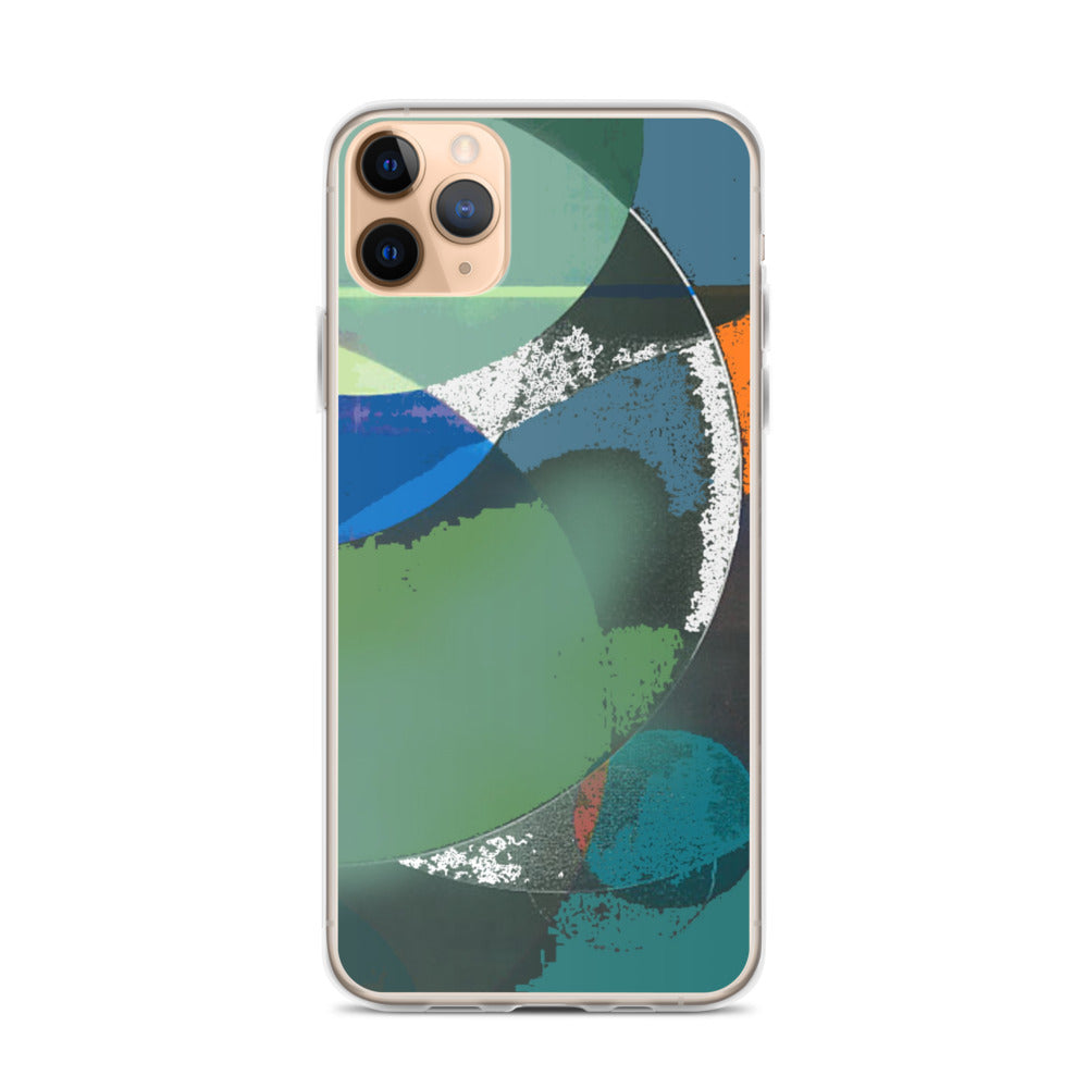 Green Abstract iPhone Case