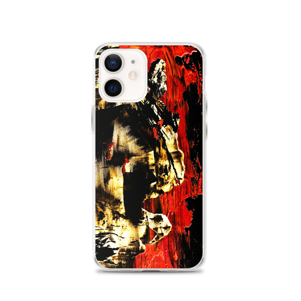 Red Abstract iPhone Case