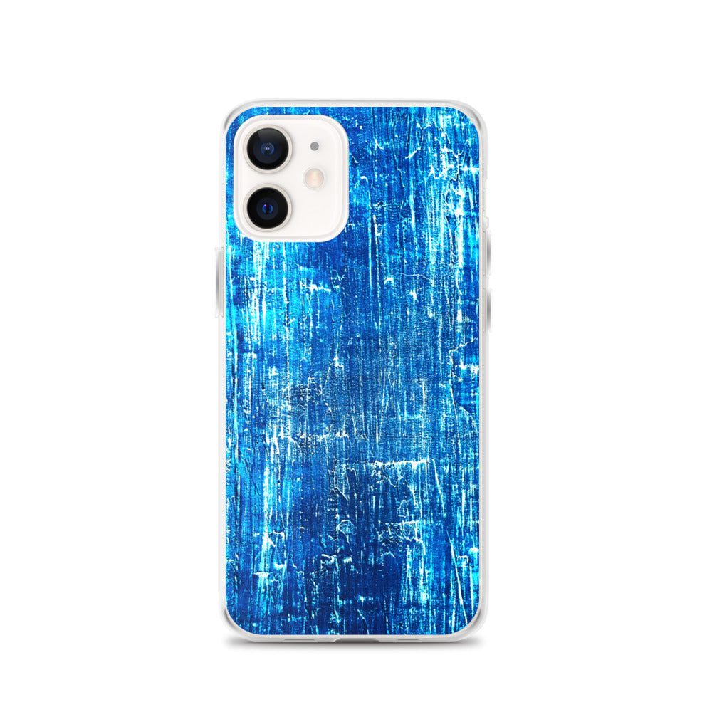 Blue Abstract iPhone Case