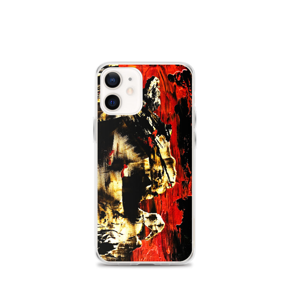 Red Abstract iPhone Case