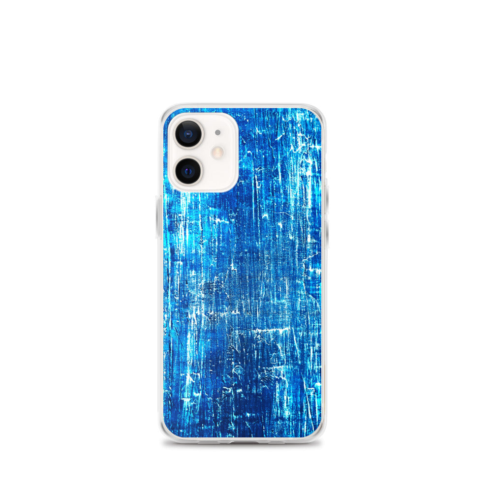 Blue Abstract iPhone Case