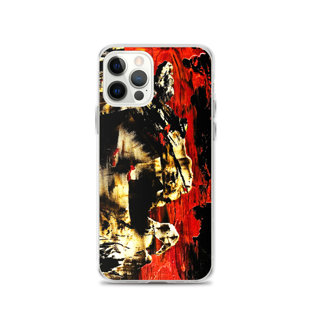 Red Abstract iPhone Case