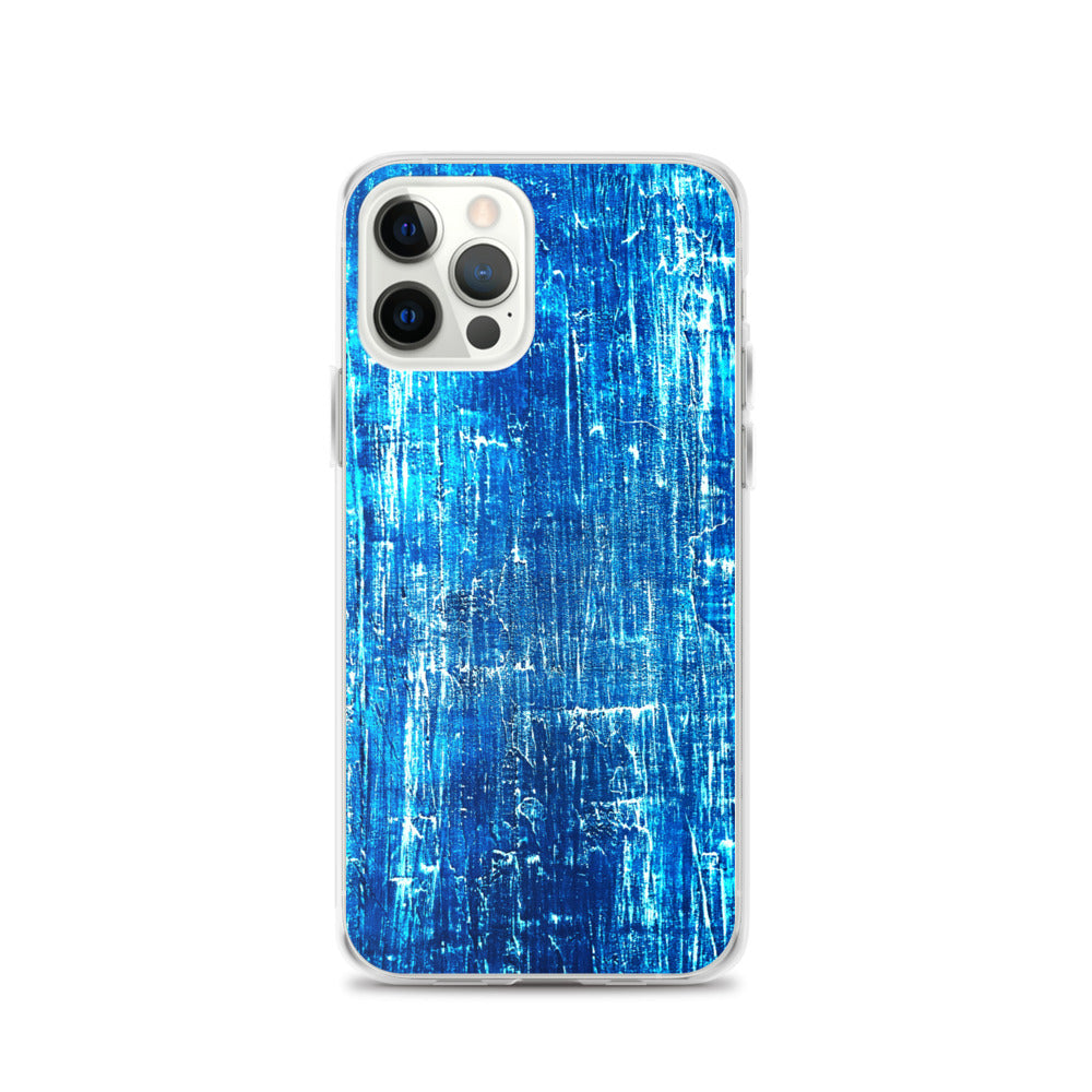 Blue Abstract iPhone Case