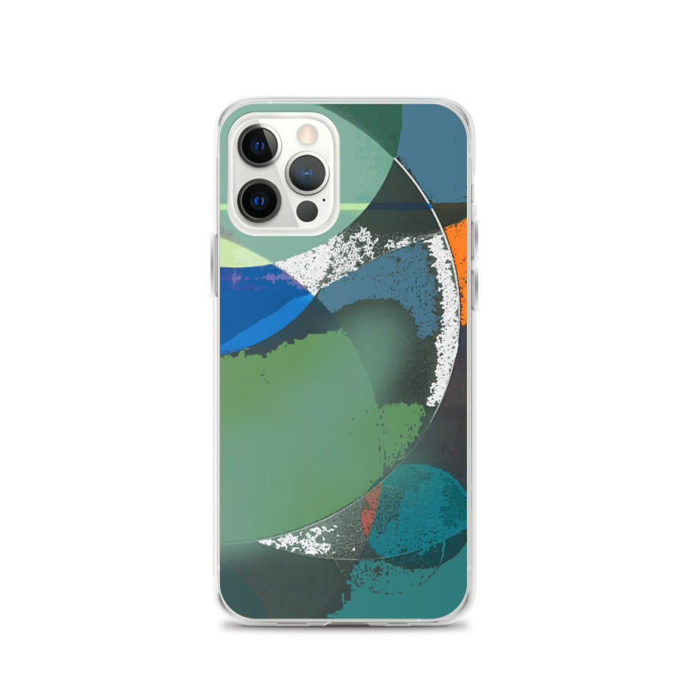 Green Abstract iPhone Case