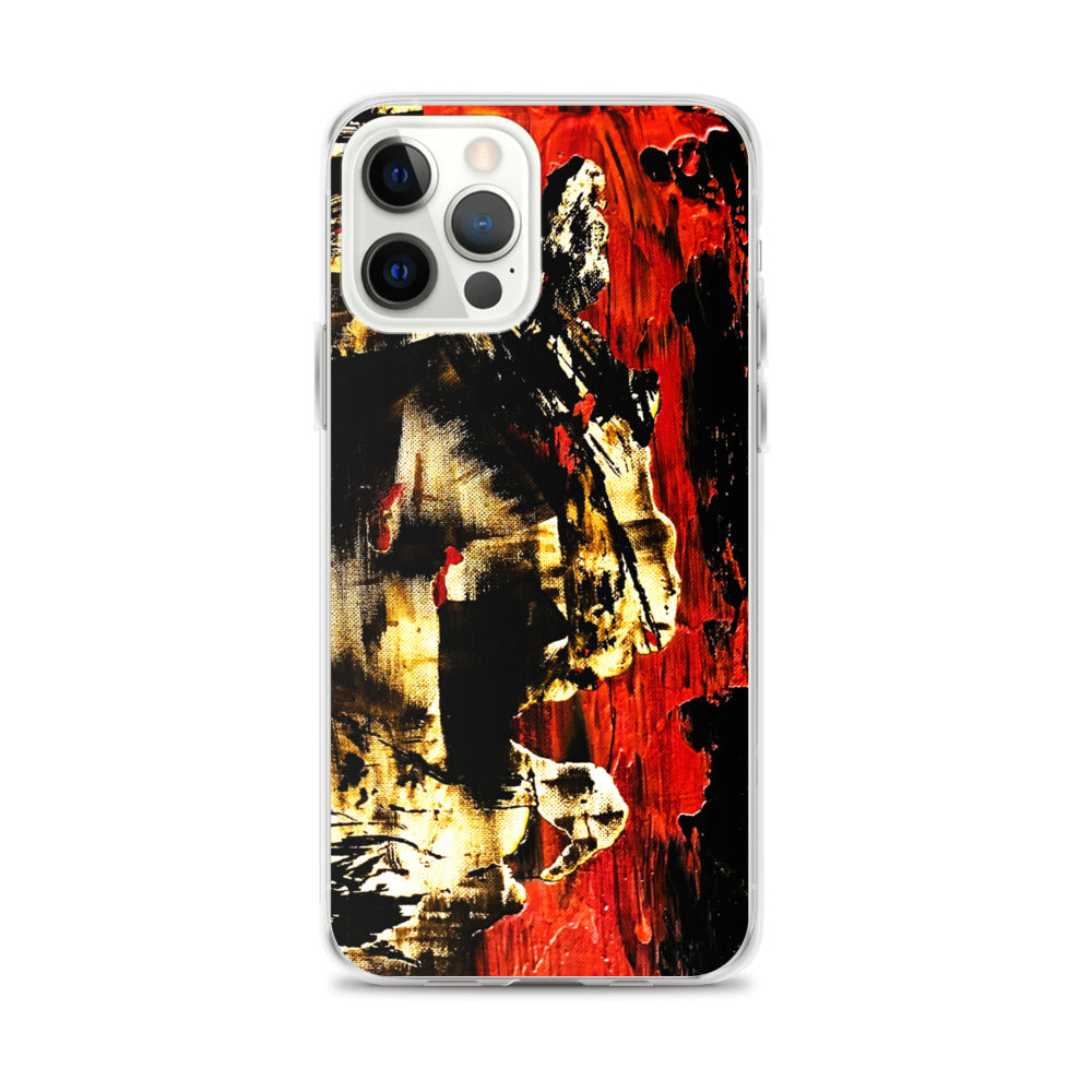 Red Abstract iPhone Case