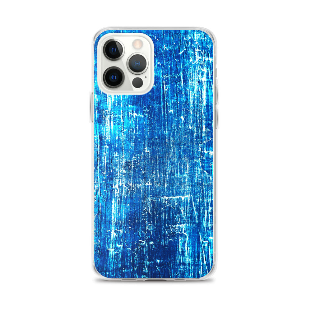 Blue Abstract iPhone Case