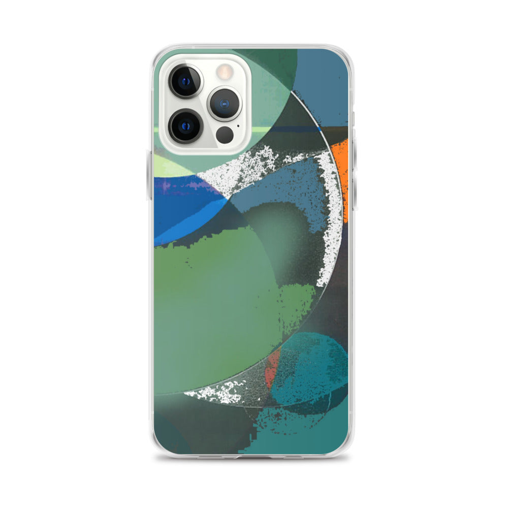 Green Abstract iPhone Case