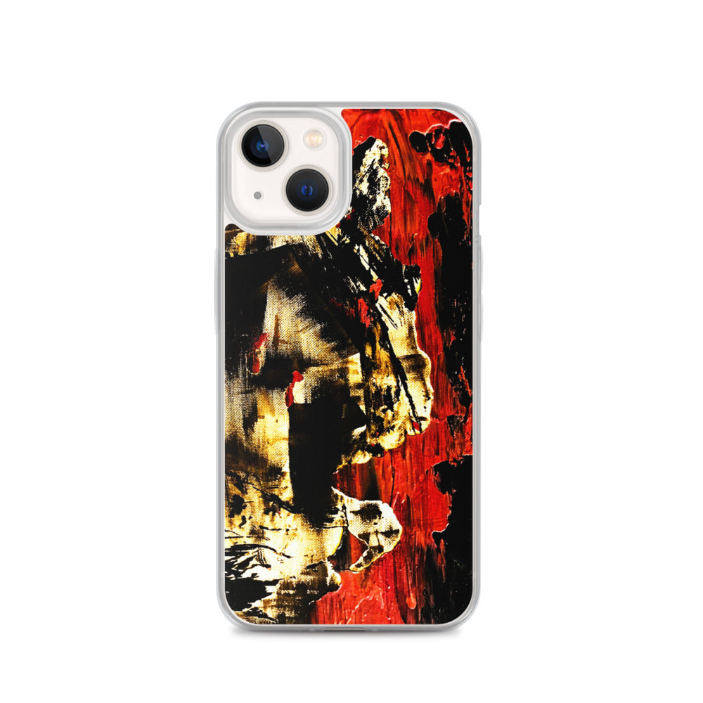 Red Abstract iPhone Case