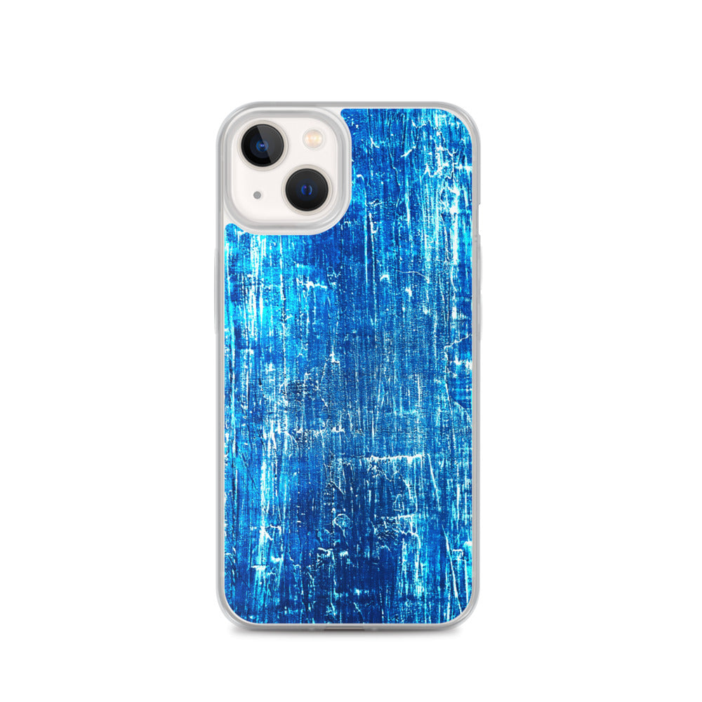 Blue Abstract iPhone Case