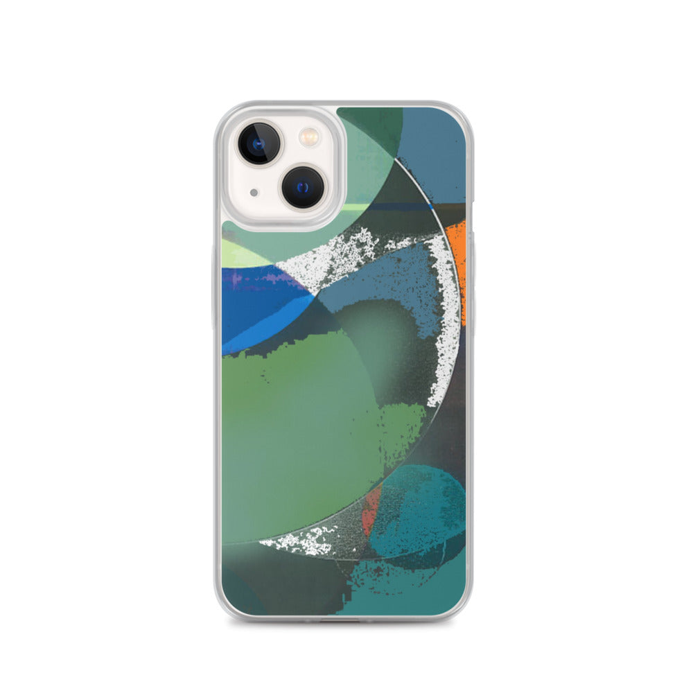 Green Abstract iPhone Case