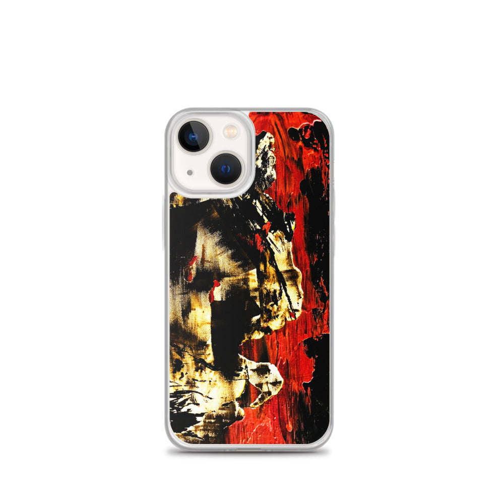 Red Abstract iPhone Case