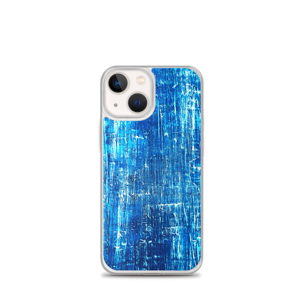 Blue Abstract iPhone Case