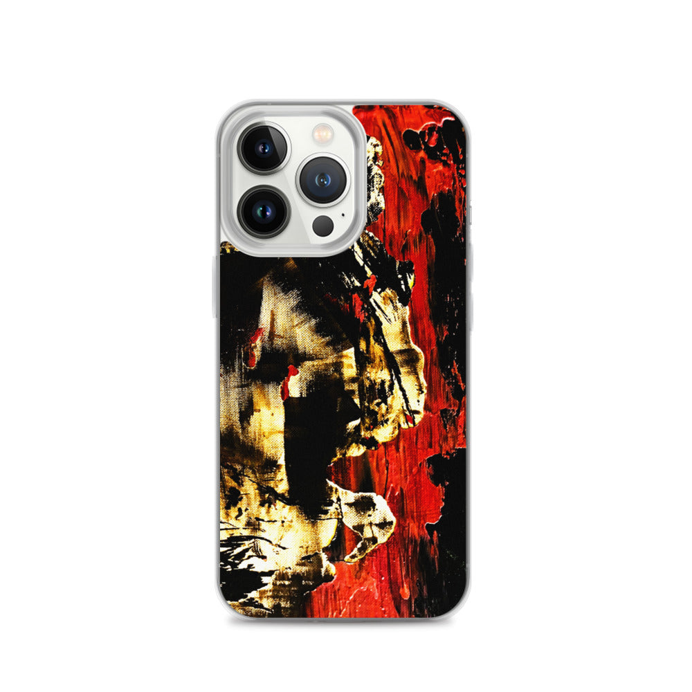 Red Abstract iPhone Case