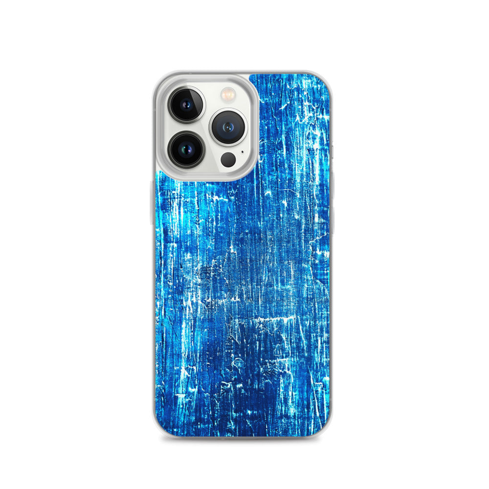 Blue Abstract iPhone Case