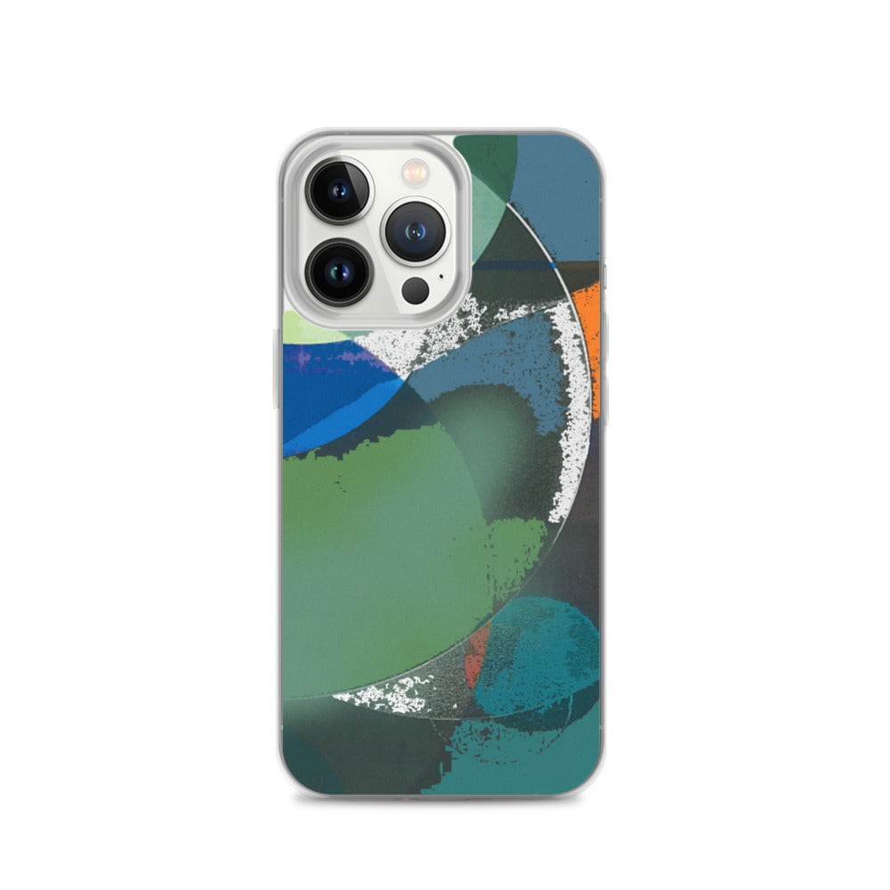 Green Abstract iPhone Case