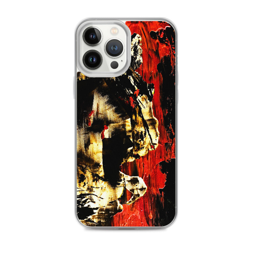 Red Abstract iPhone Case