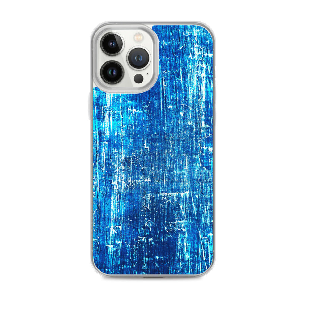 Blue Abstract iPhone Case